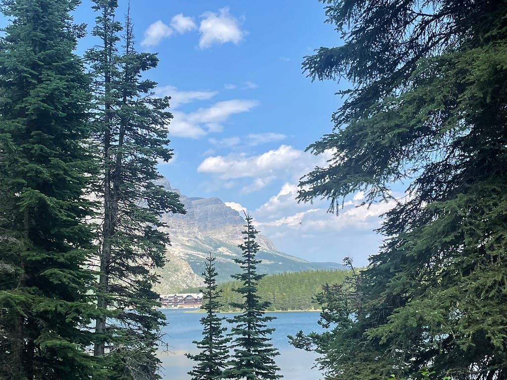 Hiking, Swiftcurrent Lake, Many Glacier, Glacier National Park, Montana