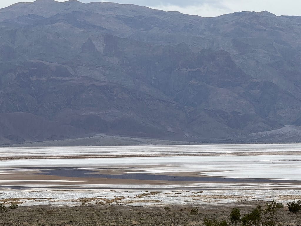 Badlands salt deposits