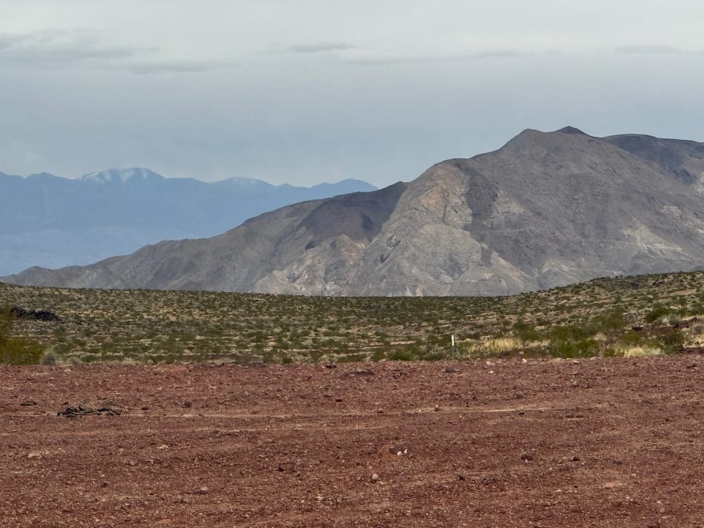 mountains, green shrubs