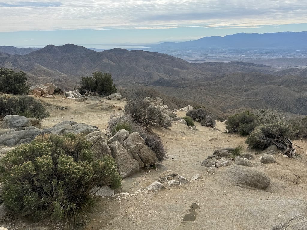 pano mountains cliff Joshua Tree National Park
