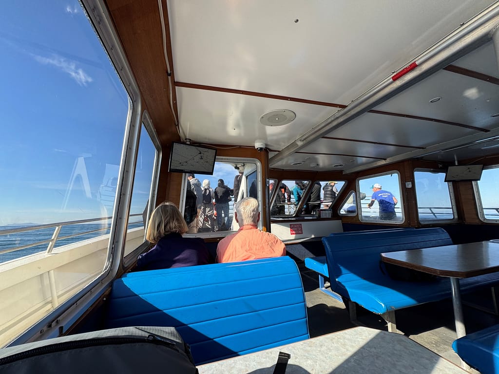 Islander boat inside