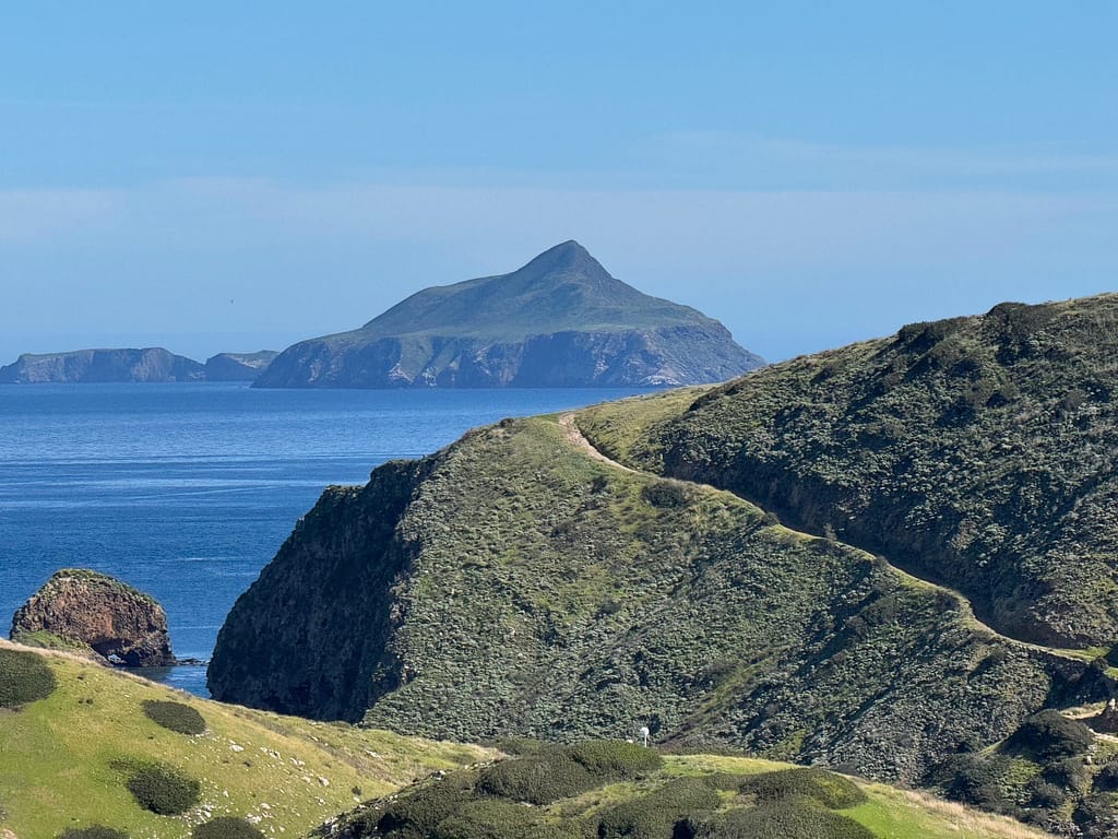 Looking out at other islands