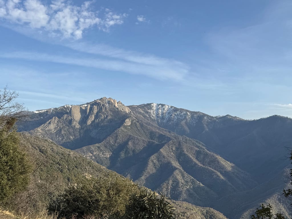 Mountains in Sequoia national Park