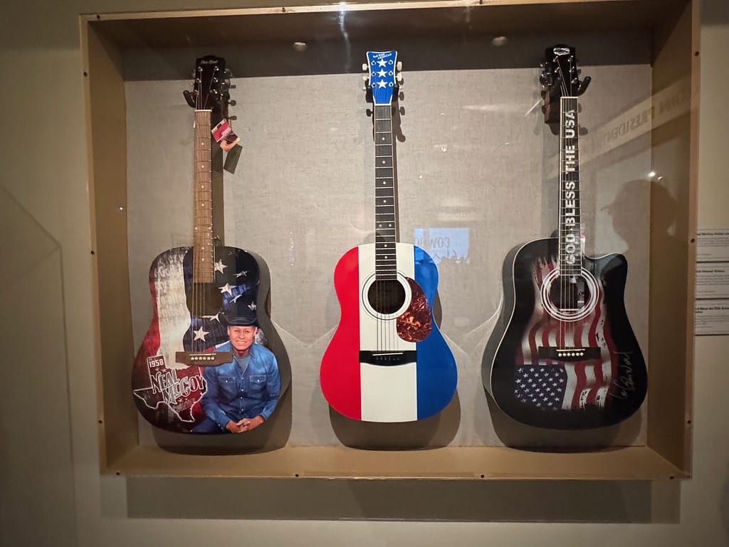 Lee Greenwood's guitar - God Bless the USA