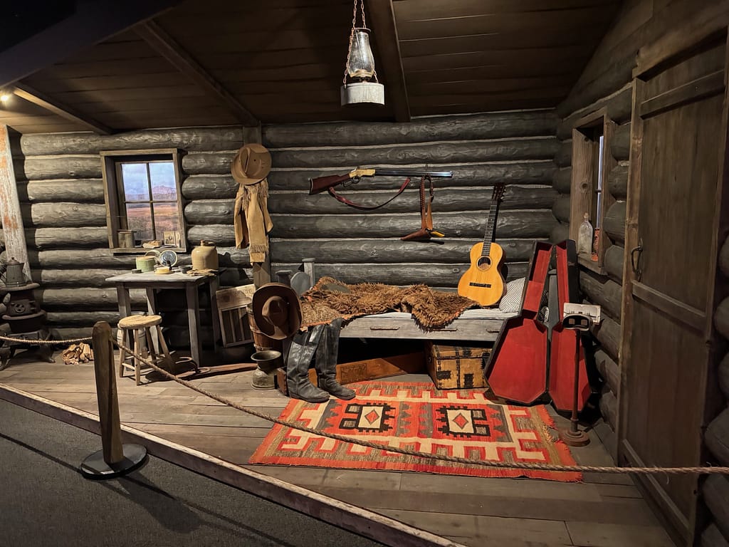 Cowboy Exhibit - cowboy cabin