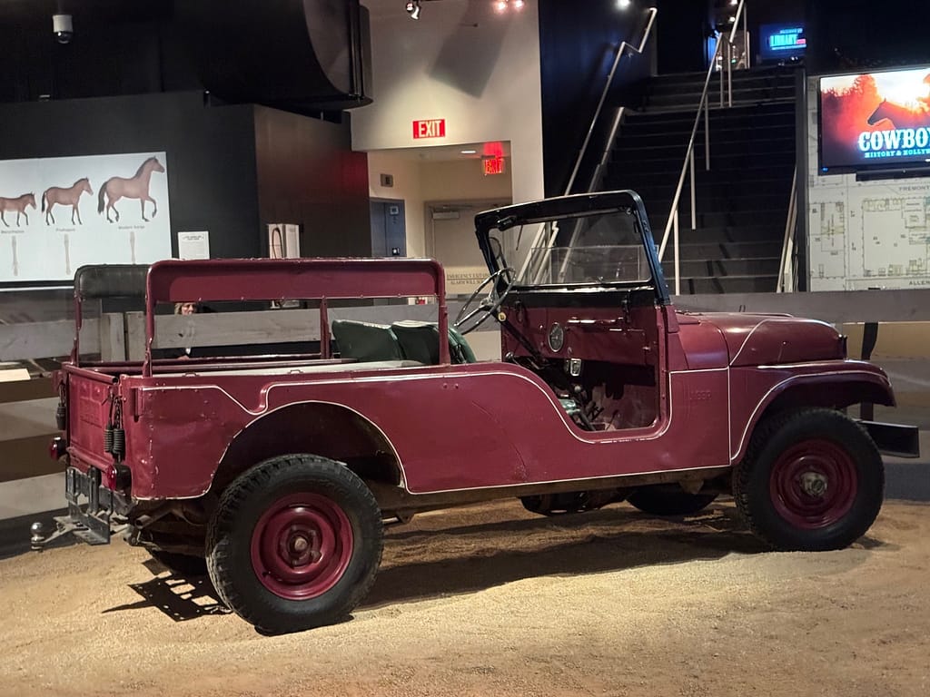 Ronald Reagans Jeep used at his ranch