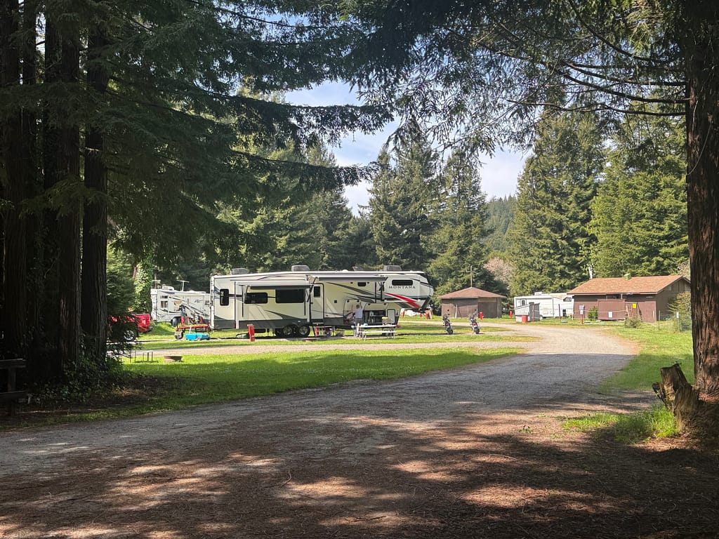 Polk's camper at Stafford RV Park