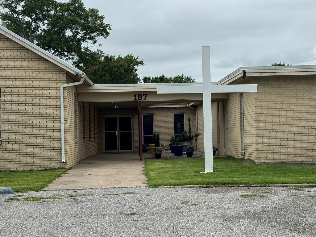 Entrance of FBC Gordonville, TX