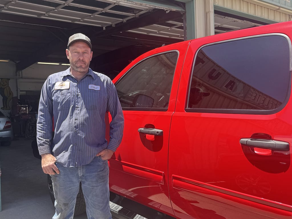 Mechanic who gave advice and fixed our truck: David at Deming new Mexico