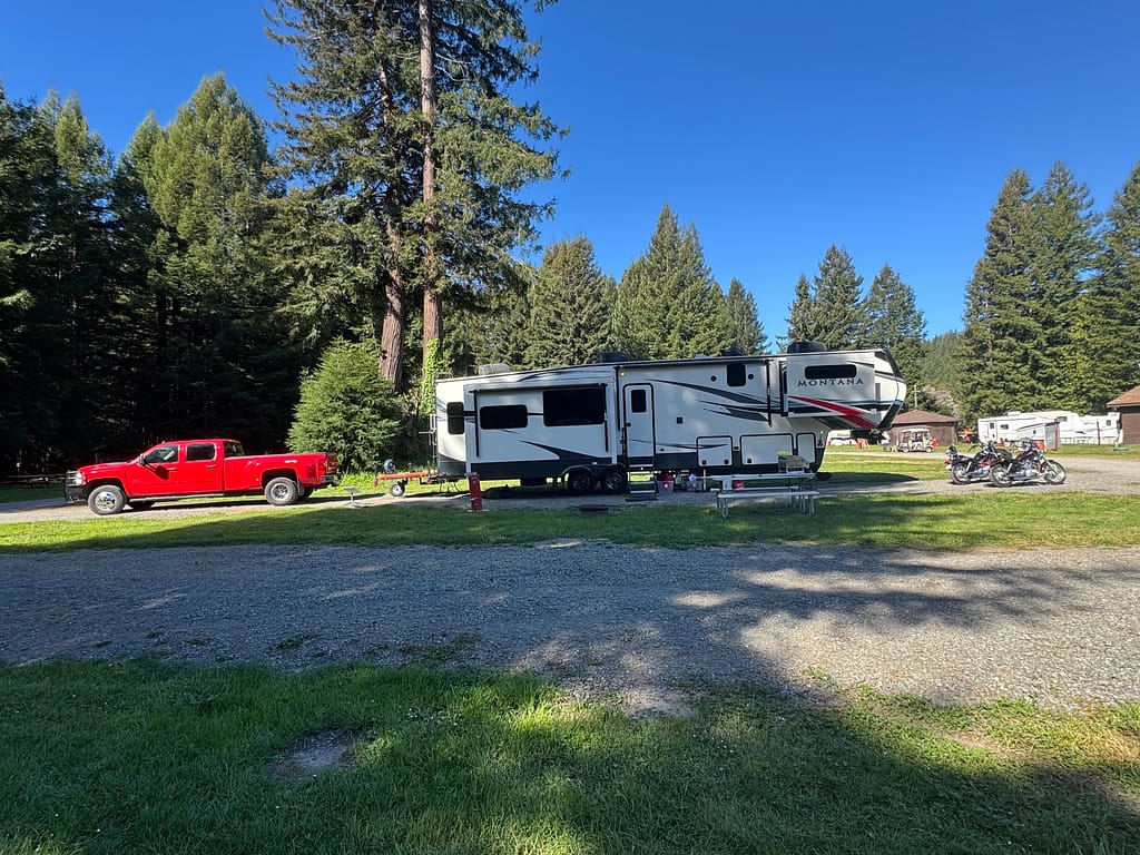 Camper God at work