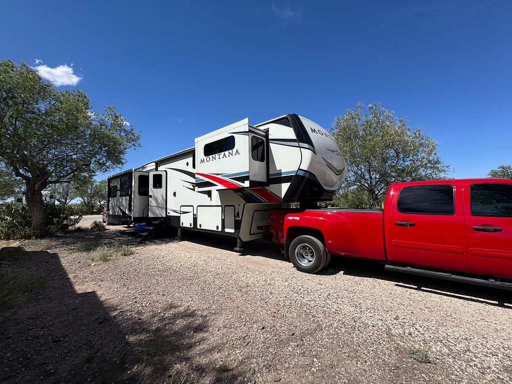 Camper on the way home