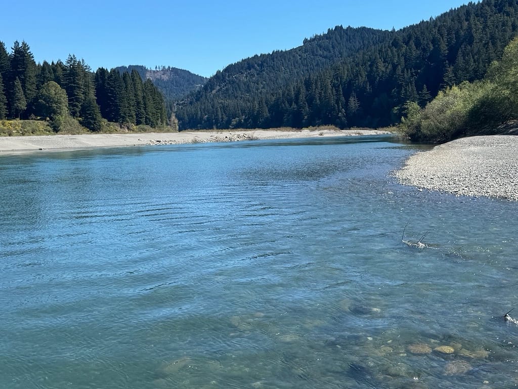 Eel River near Avenue of the Giants” Eel River, Detour from Ave of Giants