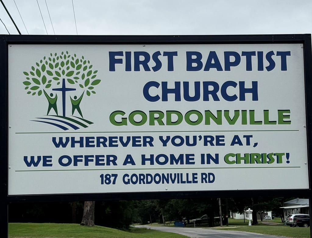 Finding a church while traveling at a fish fry and movie night