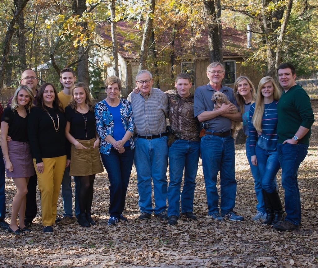 Our family in 2019 in Greenville TX