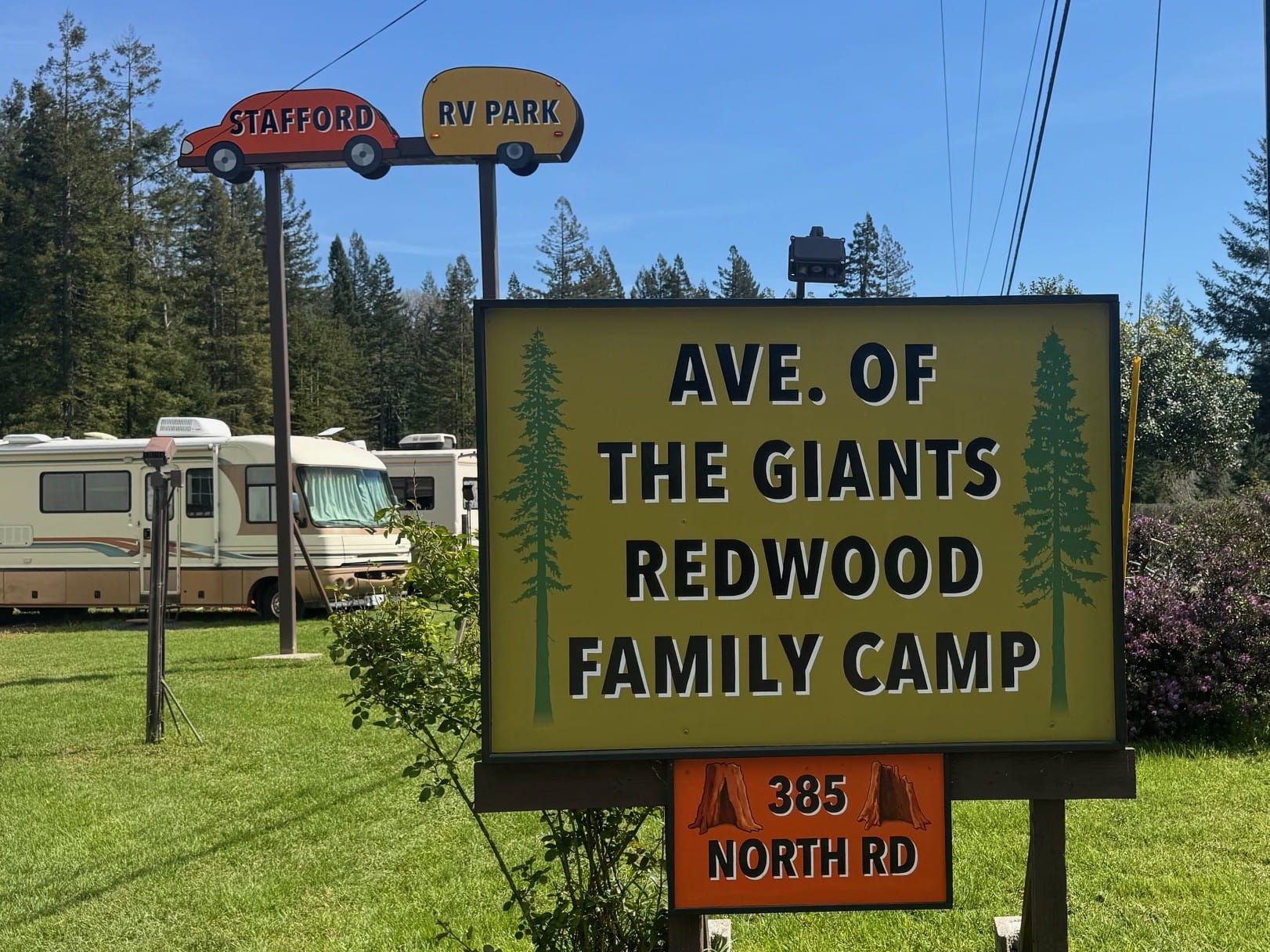 Stafford RV Park near Avenue of the Giants