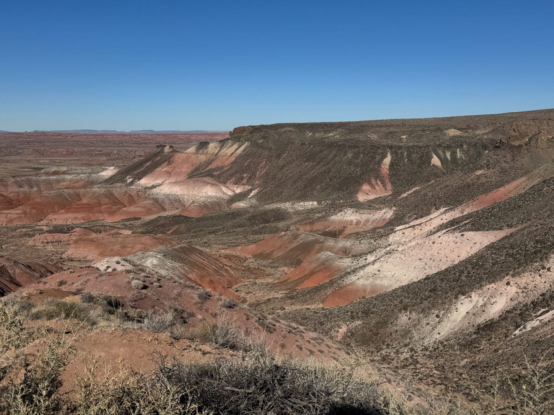 Painted Desert in Petrified Forest National Park, Arizona