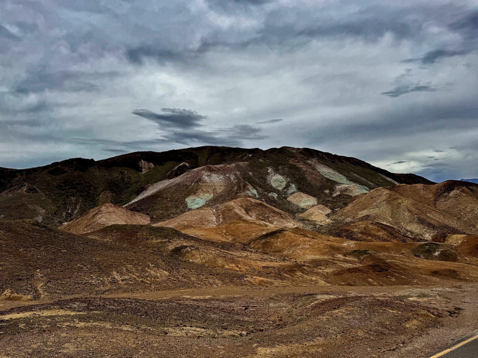 Death Valley colorful mountain