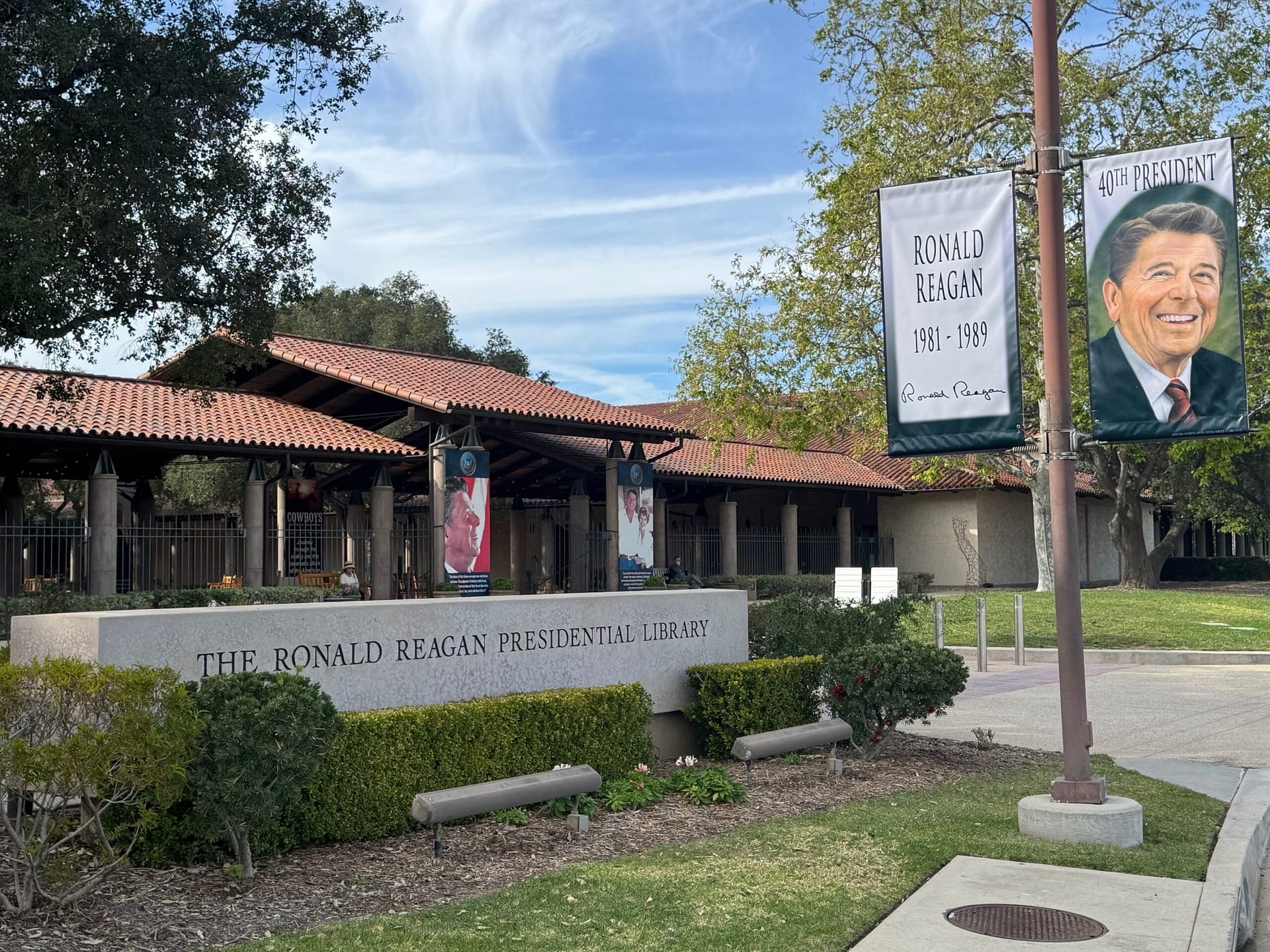 Ronald Reagan Presidential Library Entrance