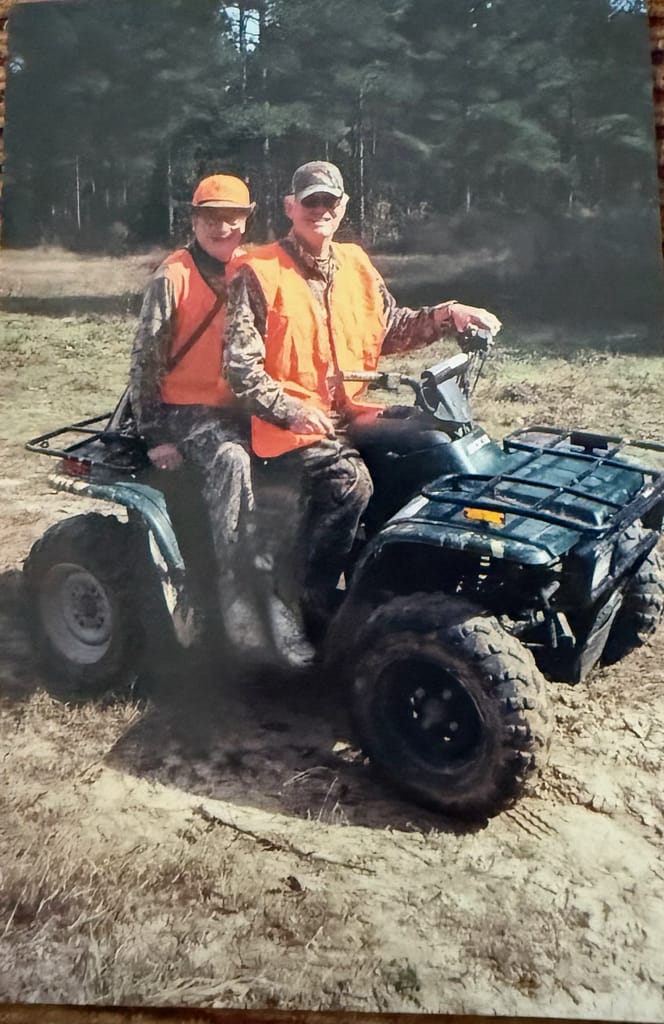 Gilbert, Dad's best friend on 4 wheeler,